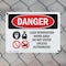 Signmission Lead Renovation Work Danger Sign, Plastic, 10in W x 7in L, 2PK OS-2PACK-DS-P-710-L-2182 - alternate 3